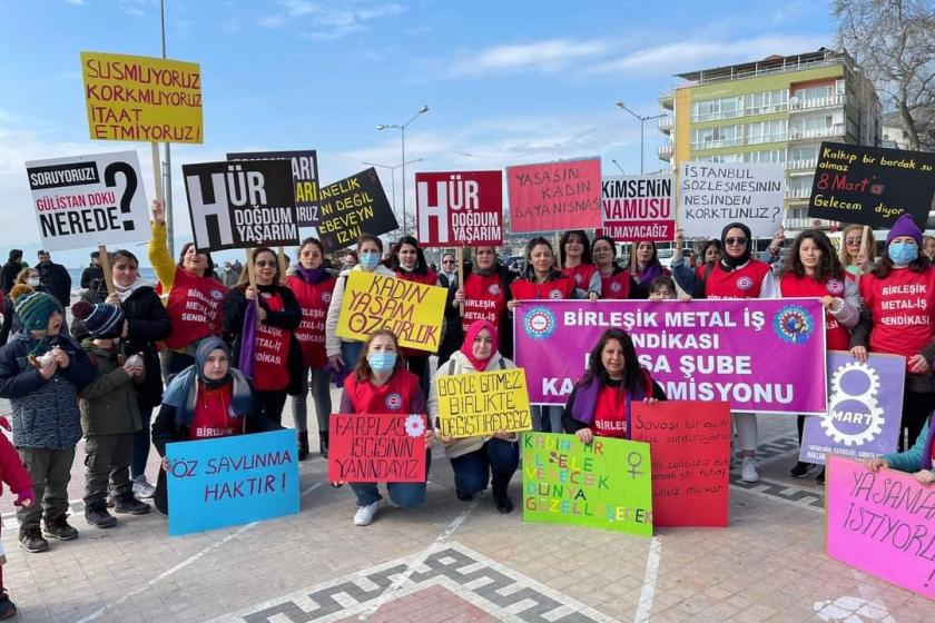 8 mart, kadınlar, işçi kadınlar, Gemlik Kadın Platformu