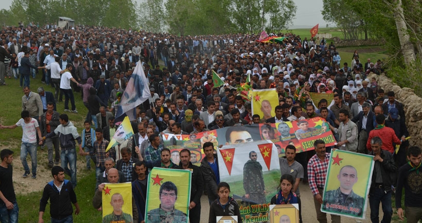 YPG'li Yıldız'ın cenazesi son yolculuğuna uğurlandı