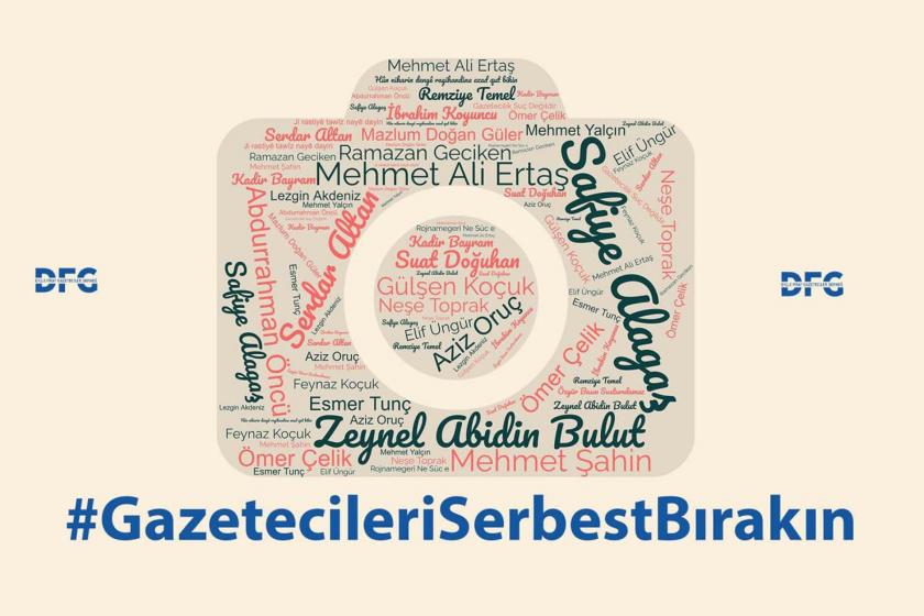 Gazeteciler serbest bırakılsın kampanya görseli