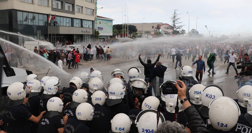 Samsun mitingi sonrası ırkçı saldırı