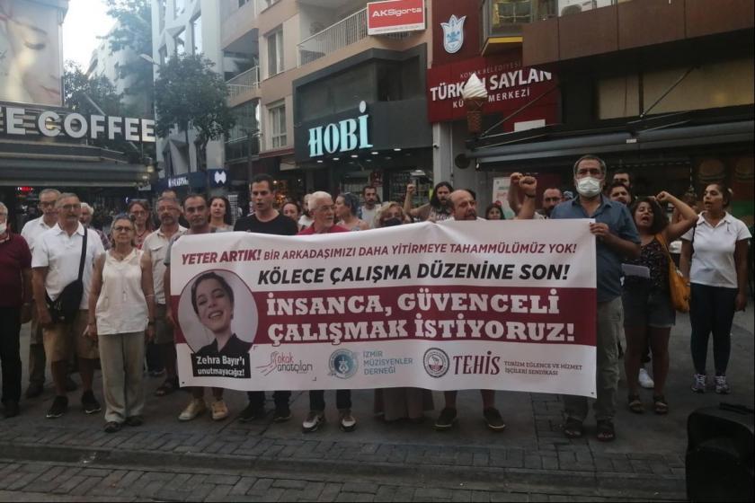 İzmirli müzisyenler katledilen Zehra Bayır için bir araya geldi