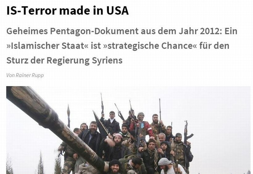 Pentagon’un gizli belgesinde IŞİD’in kuruluşu var