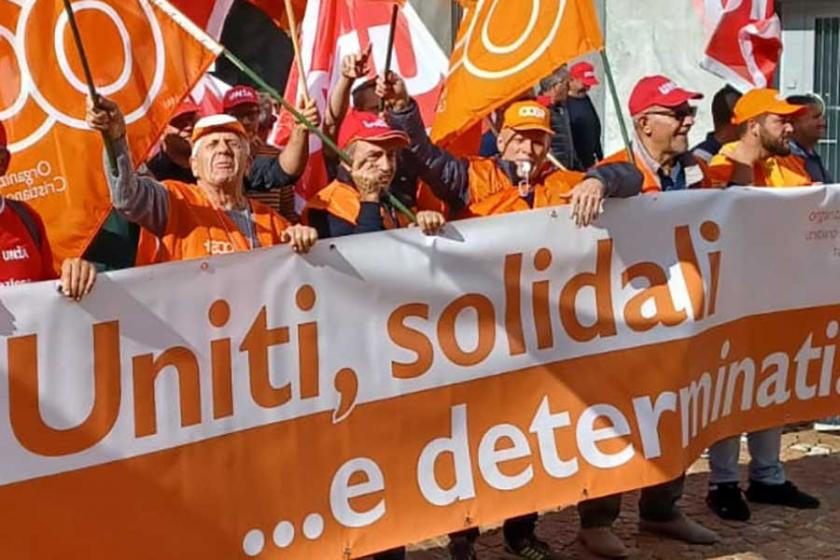 İsviçre’de inşaat işçileri insanca bir toplu sözleşme için yürüdü