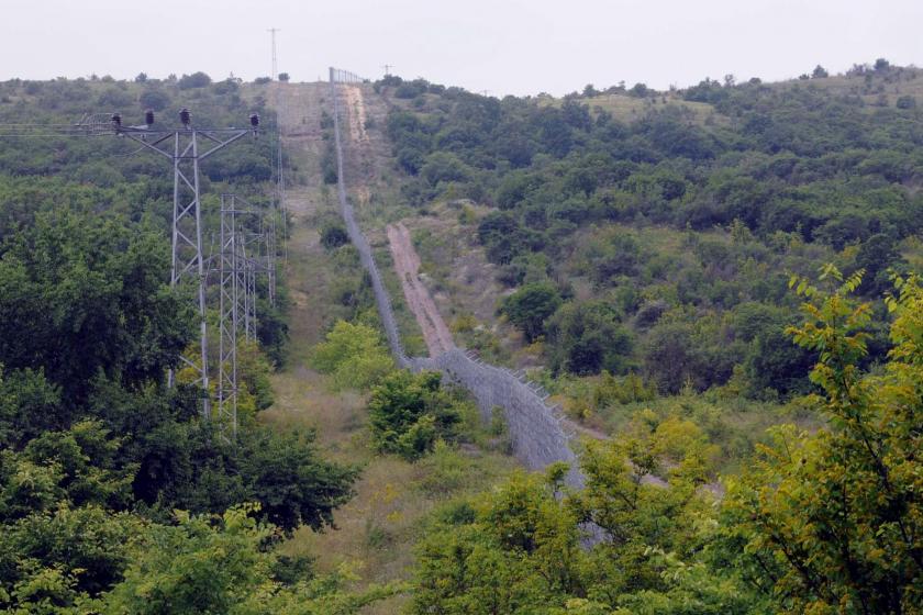 Edirne'de Bulgaristan sınırı