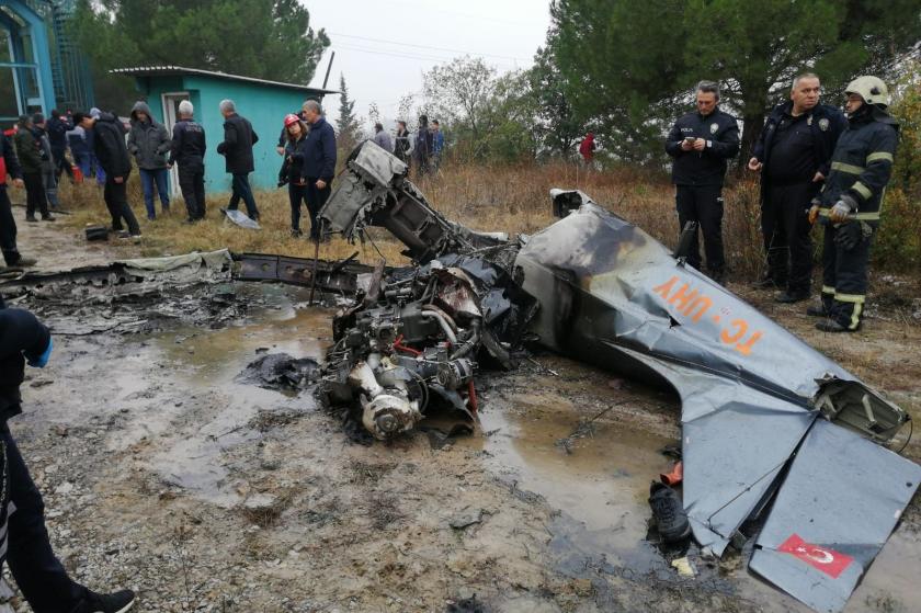 Bursa'da tek motorlu eğitim uçağı düştü: 2 ölü