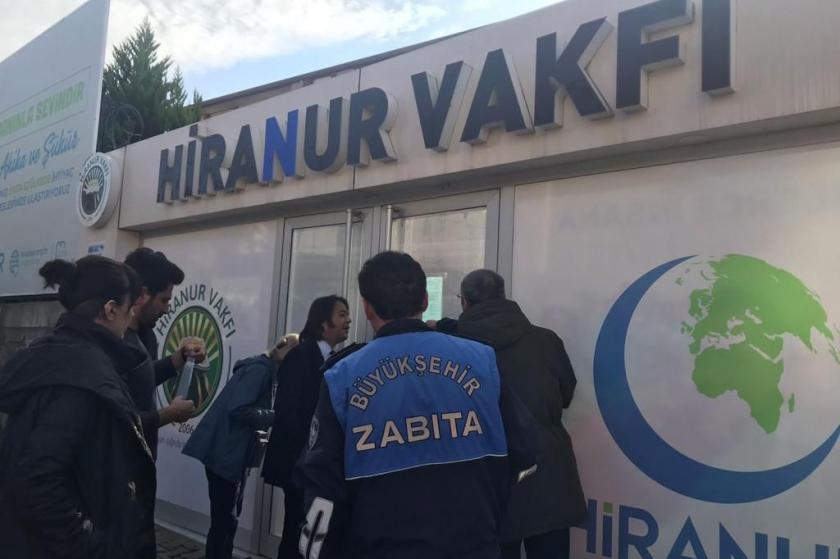 İBB Hiranur Vakfı'nın binasını mühürledi