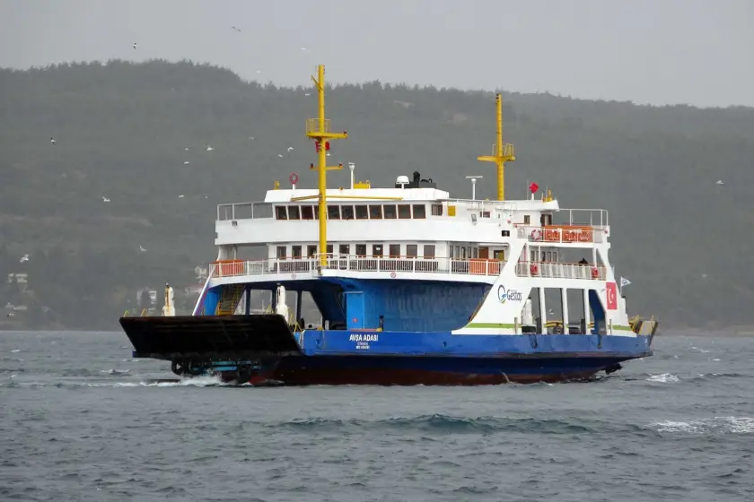 Kabatepe-Gökçeada hattında bazı feribot seferleri iptal edildi
