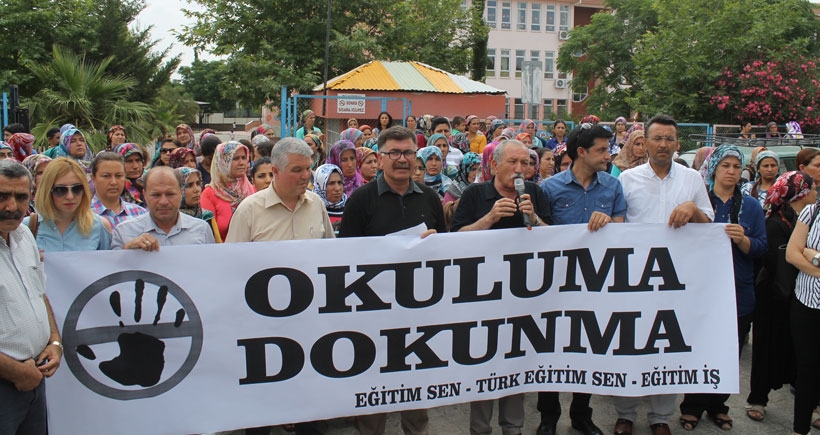 İlkokulun tahsisine tepki