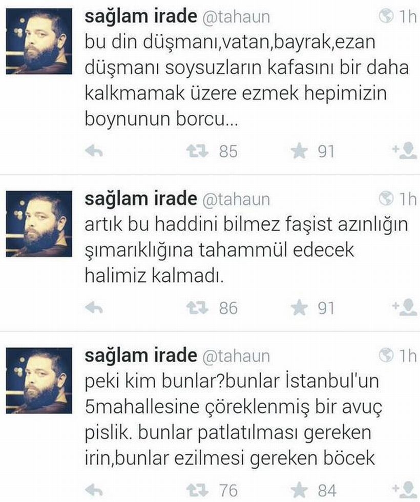 Erdoğan, nefret suçu içeren paylaşımlarıyla tanınan Ün'ün şahidi oldu