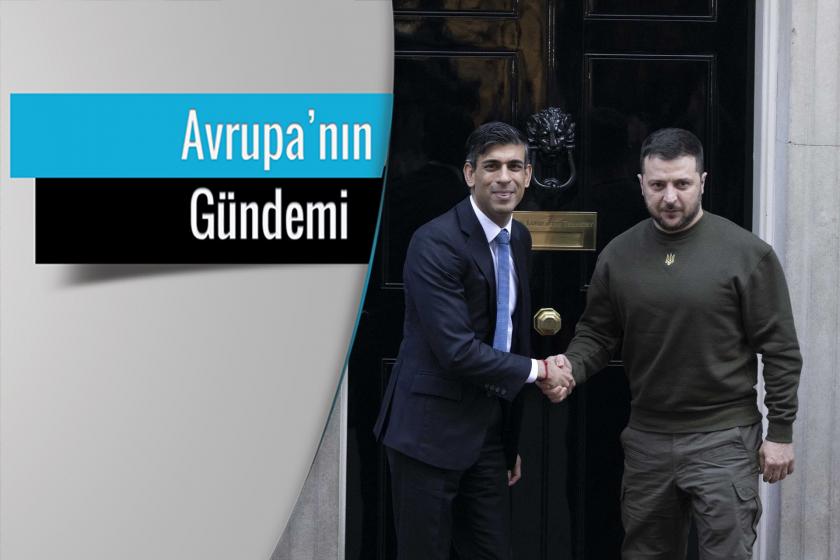 Rishi Sunak ve Volodimir Zelenskiy