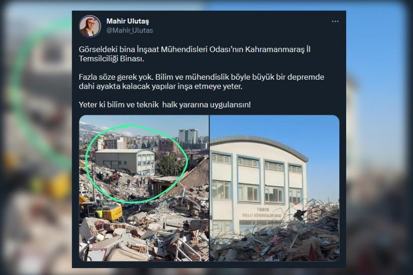 Depremde binaları yıkılmayan İMO ve Mimarlar Odası temsilcileri: Mevzuat ne gerektiyorsa onu yaptık