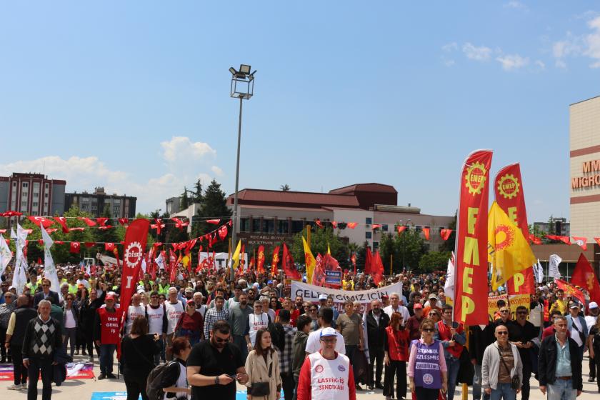 Kocaeli'de emekçiler 1 Mayıs'ta alanda: Bu 1 Mayıs aslında 14 Mayıs’a da hazırlık