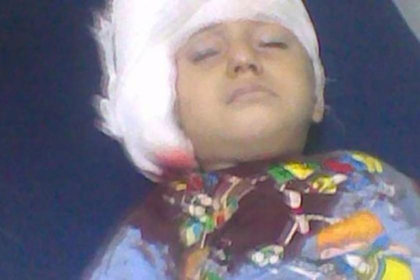 Cizre’da başına gelen gaz kapsülüyle hayatını kaybeden 18 aylık Mehmet Uytun