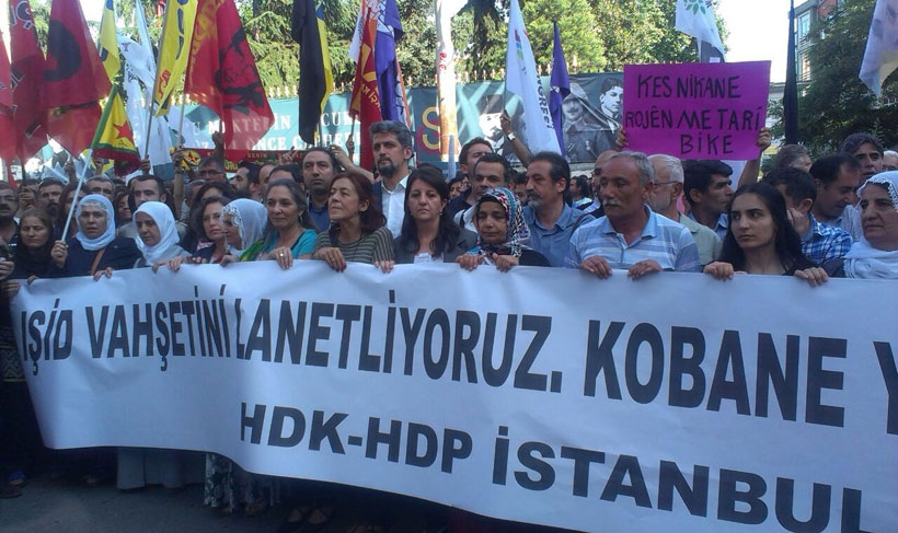 IŞİD saldırısı İstanbul'da protesto edildi