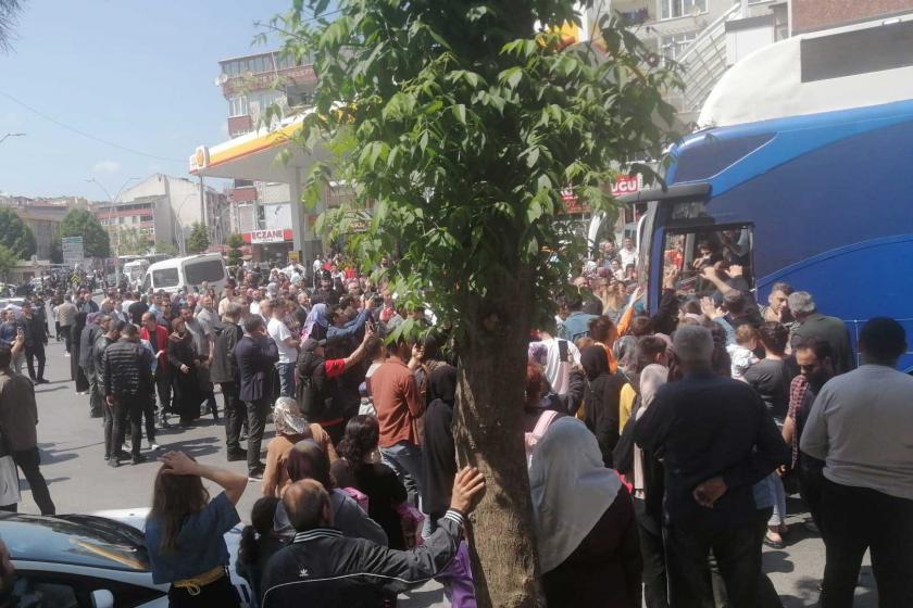 Gazi Mahallesi'nde Süleyman Soylu'yu protesto eden yurttaşlar