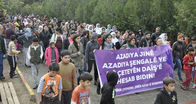 25 Kasım'ın startı Şengalli kadınlarla verildi