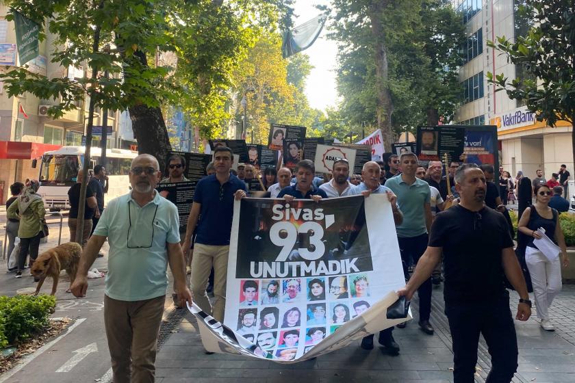 İzmit'te Sivas Katliamı yürüyüşü