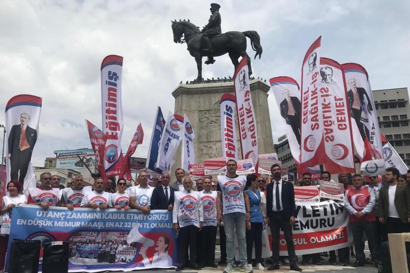 Sağlık emekçileri düşük zamma karşı iş bıraktı: Yoksulluk sınırı altında yaşamayı kabul etmiyoruz