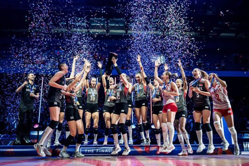 A Milli Kadın Voleybol Takımı FIVB Milletler Ligi Şampiyonu