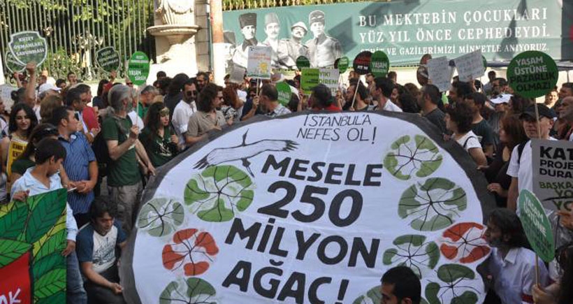 Yaşam alanı savunucuları: İstanbul'da mega projeleri yaptırmayacağız