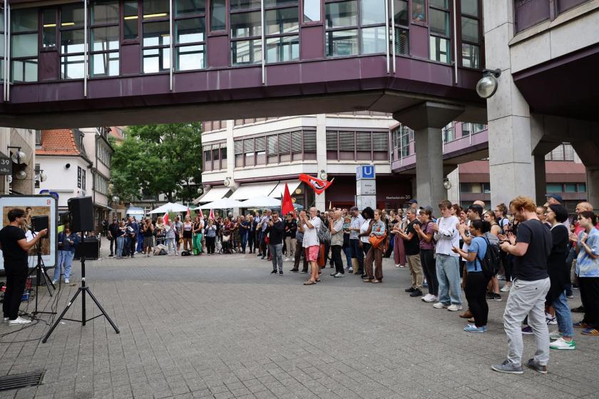 Almanya'da yabancılara yönelik ayrımcılık protesto edildi