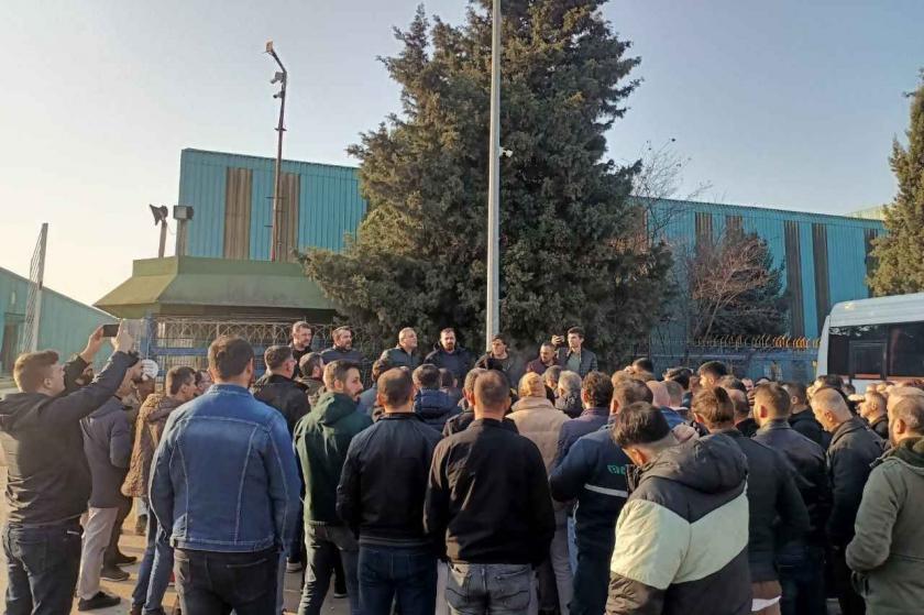 Tezcan Galvaniz’de grev 7. gününde: Yüzde 8’lik zam dayatmasına karşı insanca yaşam