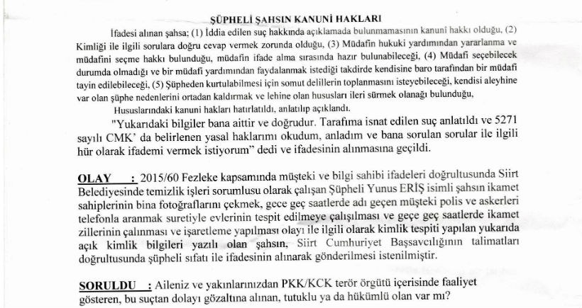 Polisleri çöp için uyarınca 'örgüt kurmak' ile suçlandı