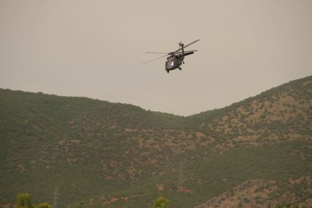 Hakkari'de helikopter hareketliliği