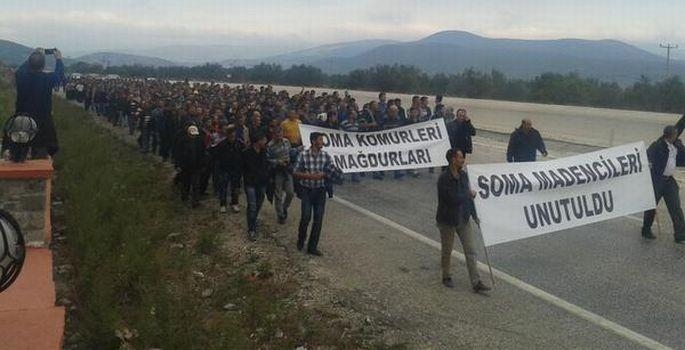 Soma işçileri yönünü Ermenek'e çevirdi