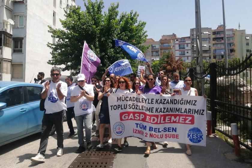 Bayraklı Belediyesi emekçileri: Toplu sözleşmeden taviz vermeyeceğiz