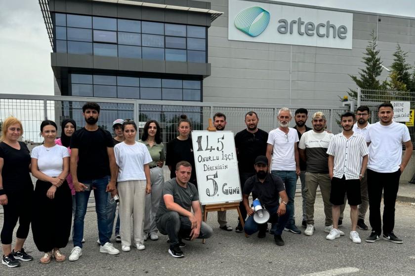 İşten atılan Arteche işçileri bayramı direnişle karşılıyor