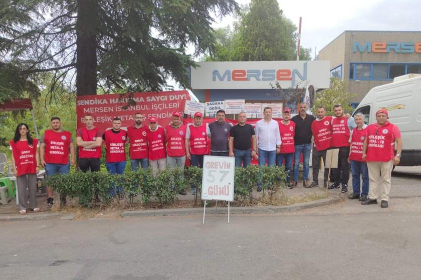 Mersen işçileri bayramı grevde karşıladı