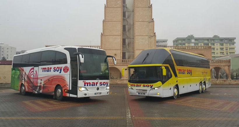 Mardin-Antalya seferi yapan otobüse ırkçı saldırı