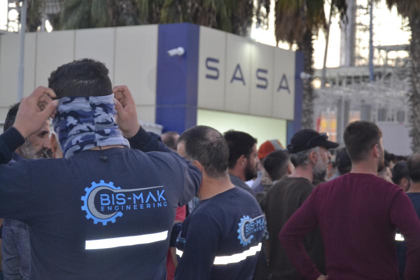 SASA işçilerinden alacak eylemi: Haklarımızı ödeyin