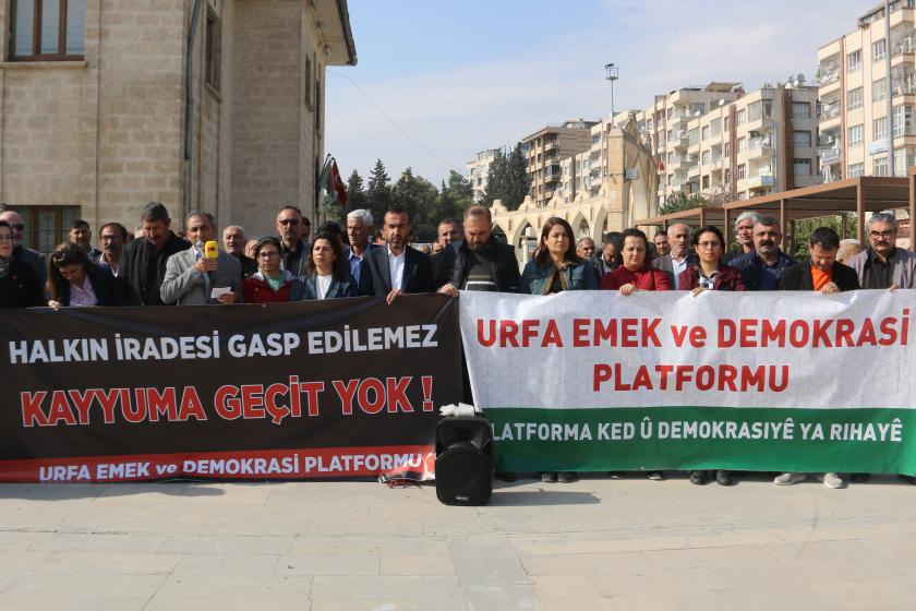 Urfa ve Sivas’ta kayyum protestosu