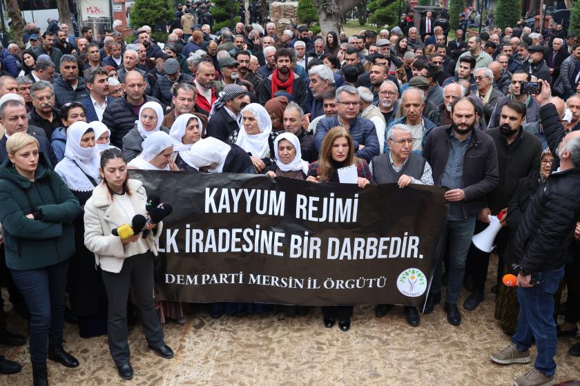 Akdeniz’de kayyım protestosu: Barış umuduna vurulmak istenen darbe
