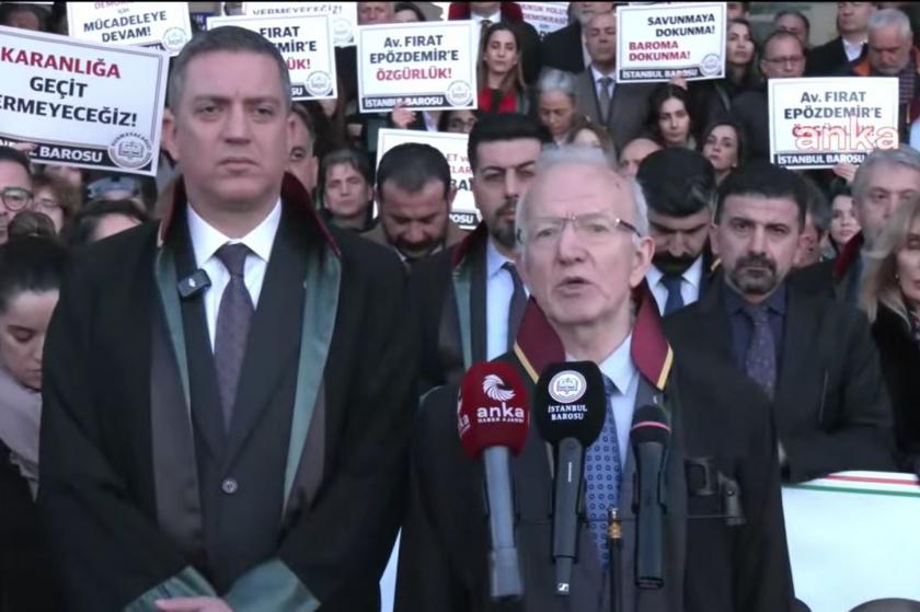 İstanbul Barosu yönetiminin görevden alınmasına karar verildi