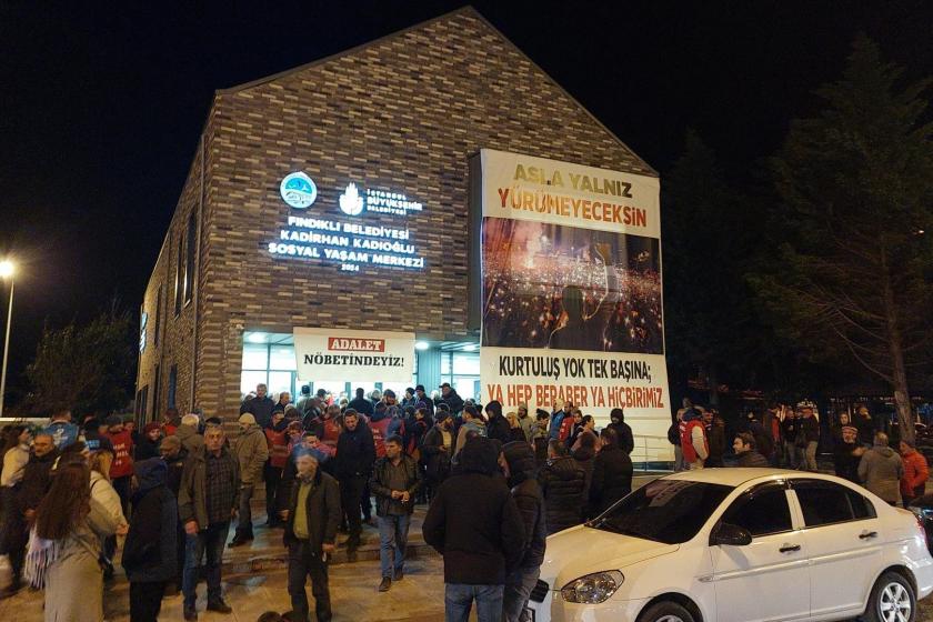 Fındıklı Adalet Nöbet'i 3’üncü gününde