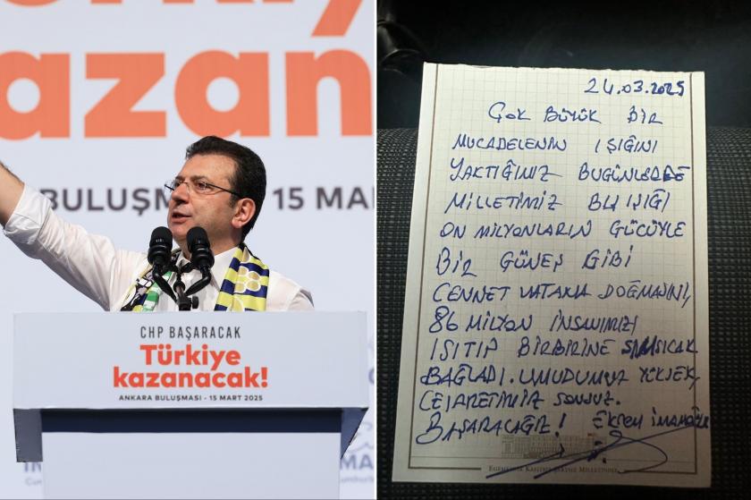 Ekrem İmamoğlu'ndan Silivri'den mesaj: "Cesaretimiz sonsuz. Başaracağız"