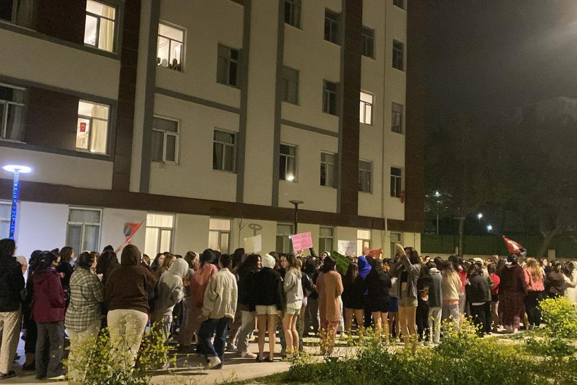 İzmir Bornova’da eylemler KYK yurtlarında sürüyor