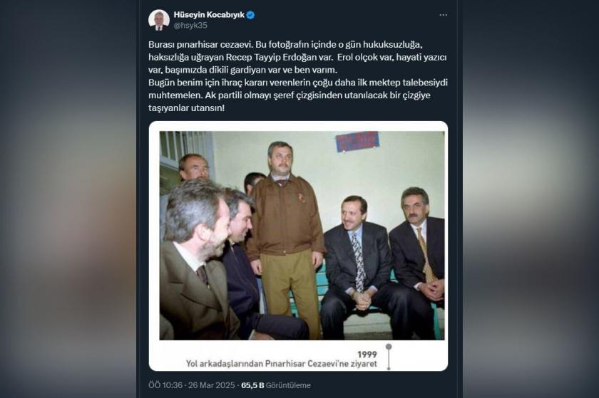 İmamoğlu'na operasyonu eleştiren AKP'li Hüseyin Kocabıyık ihraç edildi