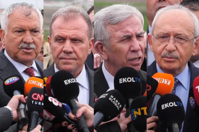 CHP'li belediye başkanları ve Kemal Kılıçdaroğlu İmamoğlu'nu ziyaret etti