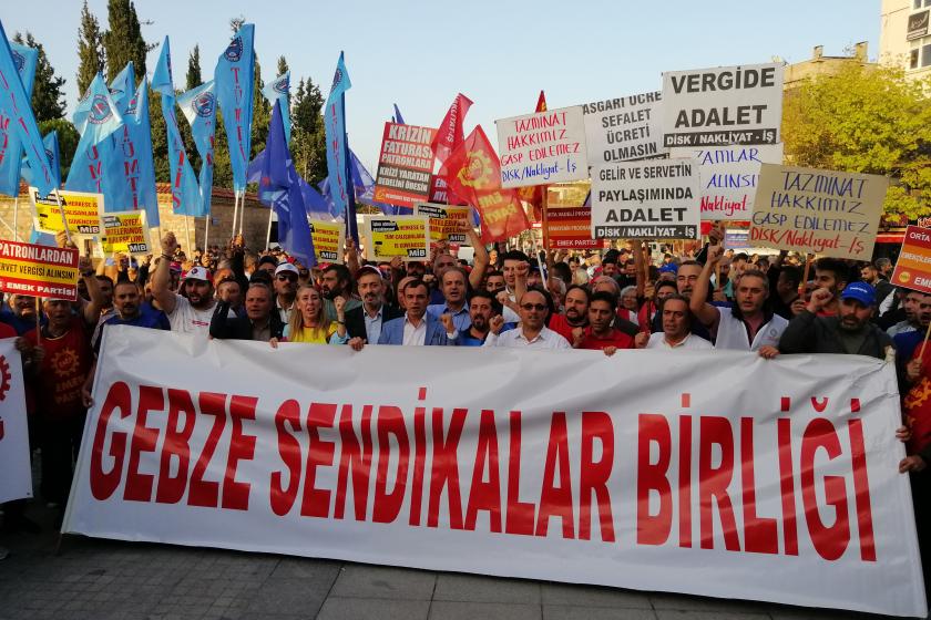 Gebze Sendikalar Birliği: “İşçi sınıfı ve halkımız bu karanlıktan çıkış yolunu bulacak”