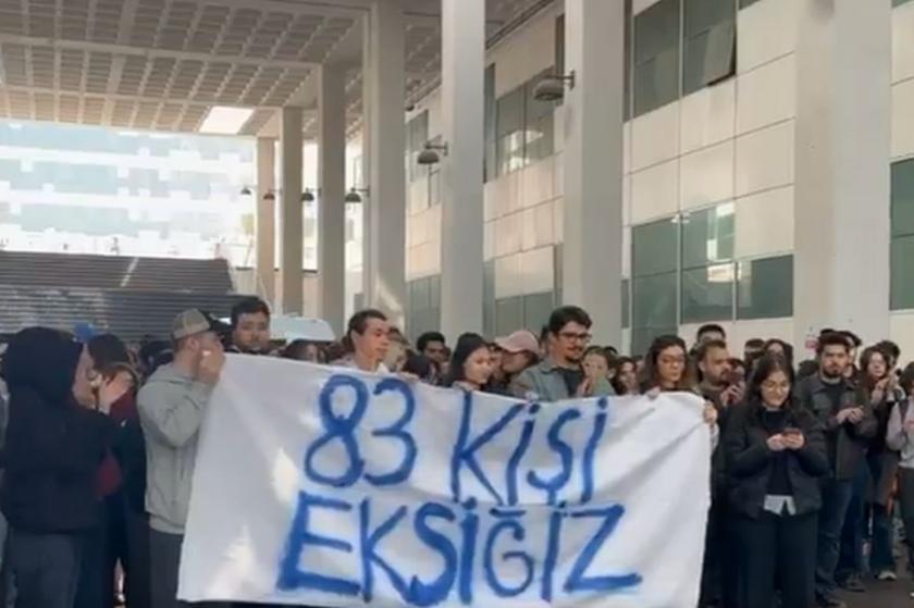 Marmara Üniversitesi öğrencilerinden protesto: "Adaletsizliğe alışmıyoruz"