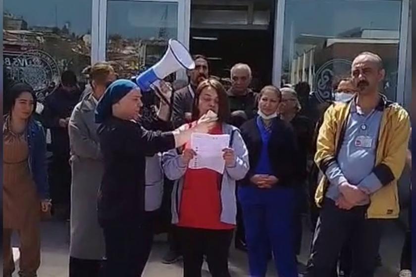İbni Sina Hastanesi emekçiler, yemekhane sorunları nedeniyle 3 gündür boykotta