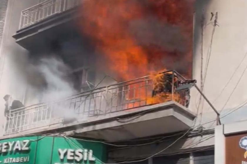 Konya'da 5 katlı binada çıkan yangında 2 çocuk öldü