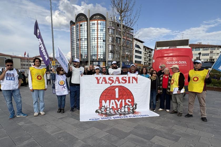 KESK Sivas Şubeler Platformundan 1 Mayıs çağrısı:  'Biz kazanacağız'