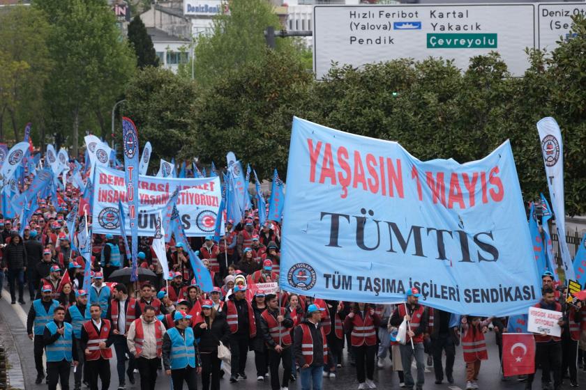Kartal'da 1 Mayıs: On binlerce işçi 'Geçinmek istiyoruz' dedi