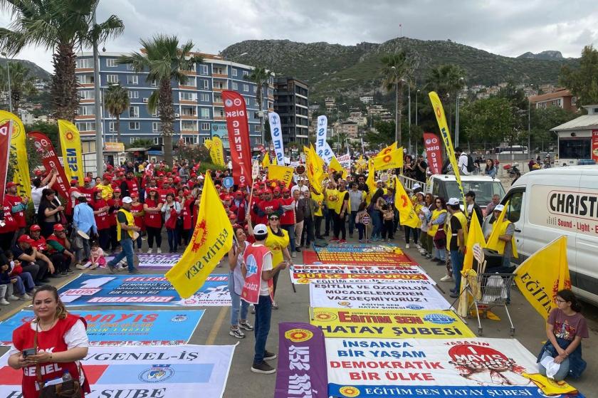 Hatay'da iki ilçede 1 Mayıs kutlaması
