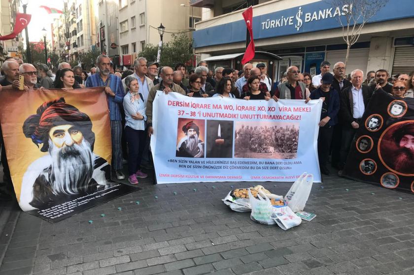 İzmir’de Dersim Katliamı anması: “Savaş, şiddet ve asimilasyon politikaları terk edilmeli”